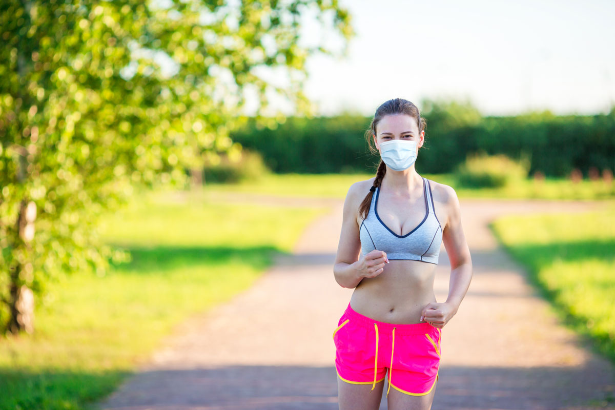 allenamento corsa con mascherina