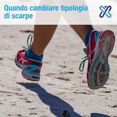 cambiare scarpe running