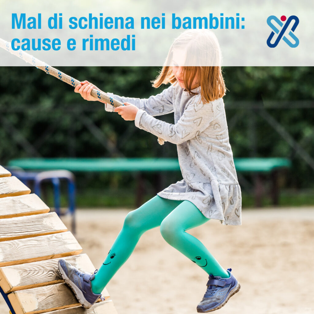 mal di schiena bambini